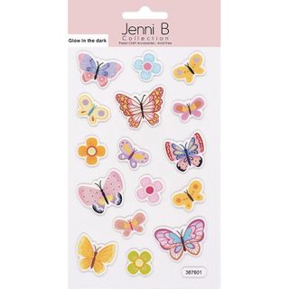 JENNI B GLOW IN DARK PUFF BUTTERFLY