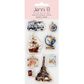 Jenni B Sticker Vintge Travel Explre 8pc