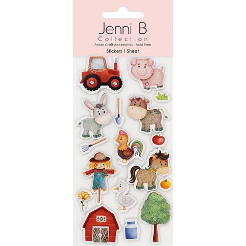 Jenni B Sticker Farm life 17pc