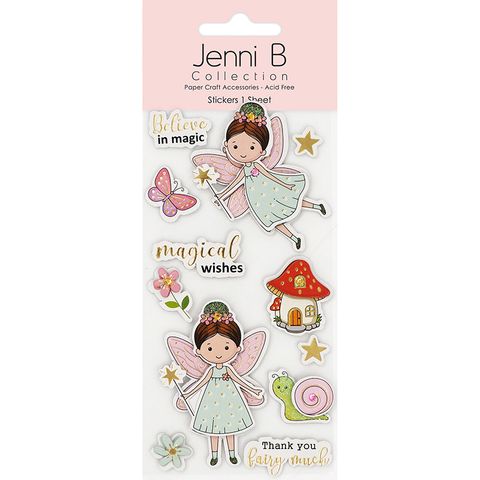Jenni B Sticker Magical Fairies 12pc