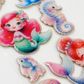 Jenni B Sticker Mermaids Resin 7pc