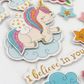 Jenni B Sticker Unicorns Sparkle 11pc