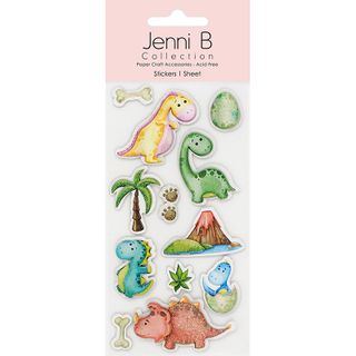 Jenni B Sticker Dino Party 12pc