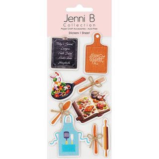 Jenni B Sticker Kitchen Counter 9pc