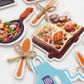 Jenni B Sticker Kitchen Counter 9pc