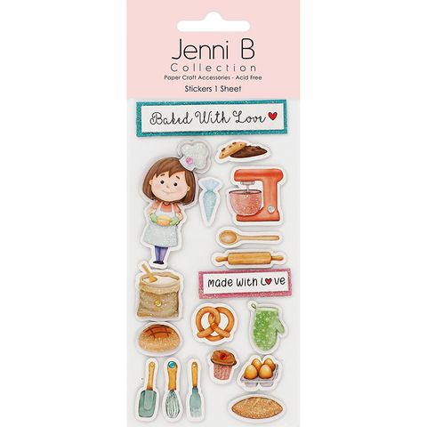 Jenni B Sticker Baked With Love 18pc