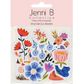 Jenni B Diecut Sticker Floral 20pc