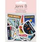 Jenni B Diecut Sticker Travel Badge 20pc