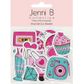 Jenni B Diecut Sticker Pretty Pink 20pc