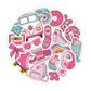 Jenni B Diecut Sticker Pretty Pink 20pc