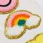Jenni B Adhesive Emb Patches Rainbow 3pc