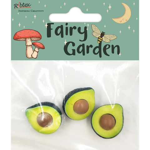 MINI RESIN AVOCADO 3PC