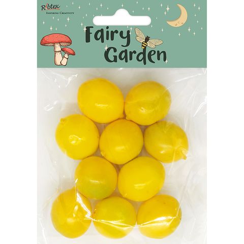 MINI FOAM LEMONS SMALL 10PC