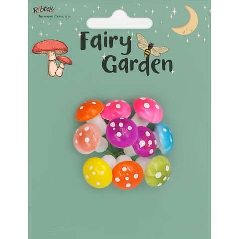 MINI FOAM MUSHROOM MULTI 10pcs