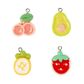 MM FLAT FRUIT CHARMS 4PC