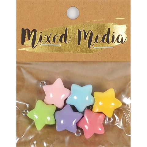 MM BUBBLE STAR CHARMS 6PC