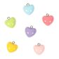 MM BUBBLE HEART CHARMS 6PC
