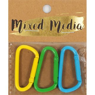 MM CARABINER CLIP 3PC