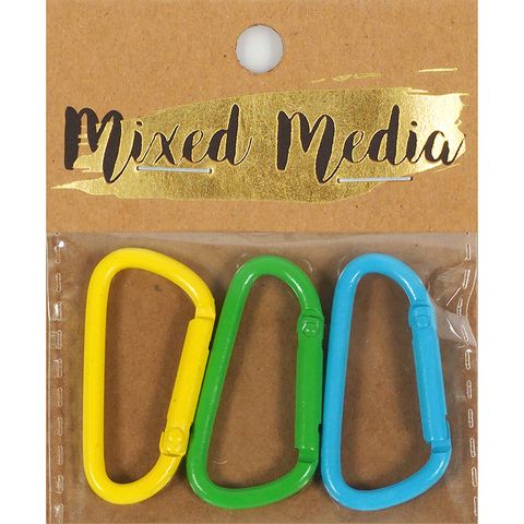 MM CARABINER CLIP 3PC