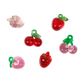 MM APPLE CHERRY STRAWBERRY PENDANTS 6PC