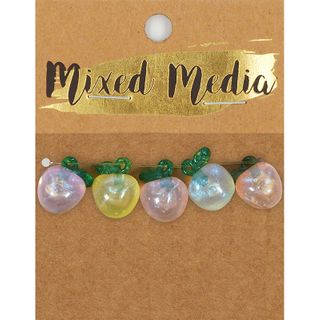 MM SHINY APPLE PENDANT 5PC