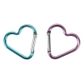 MM HEART SHAPED CARABINER 2PC