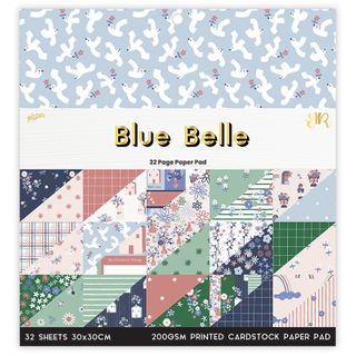 BLUE BELLE 32 PAGE 12X12 PAPER PAD