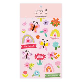 Jenni B Sticker Book Blossoms 8pg