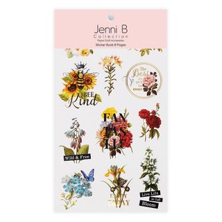 Jenni B Sticker Book Vintage Floral 8pg