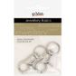 SWIVEL ROUND KEY CLIPS 2PC