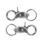 SWIVEL ROUND KEY CLIPS 2PC