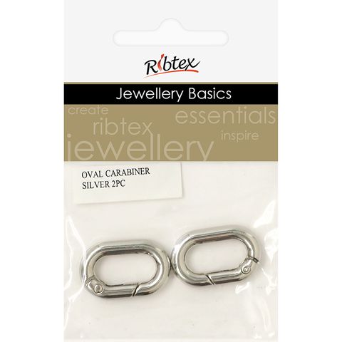 OVAL CARABINER 2PC