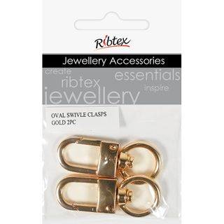 OVAL SWIVLE CLASPS 2PC