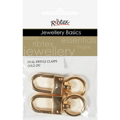 OVAL SWIVLE CLASPS 2PC