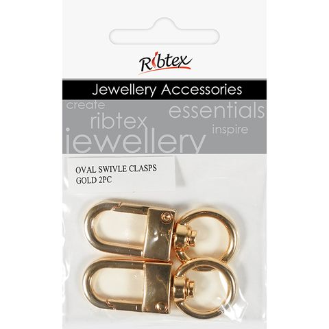OVAL SWIVLE CLASPS 2PC