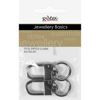 OVAL SWIVLE CLASPS 2PC