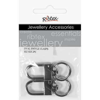 OVAL SWIVLE CLASPS 2PC