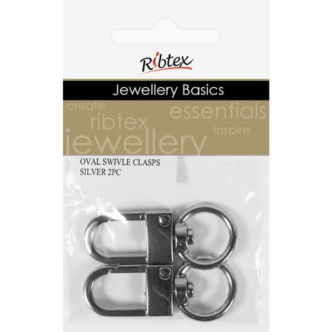 OVAL SWIVLE CLASPS 2PC