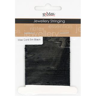 WAX CORD 5M BLACK