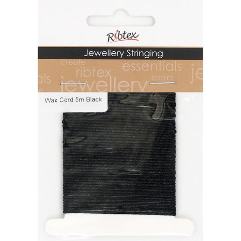 WAX CORD 5M BLACK