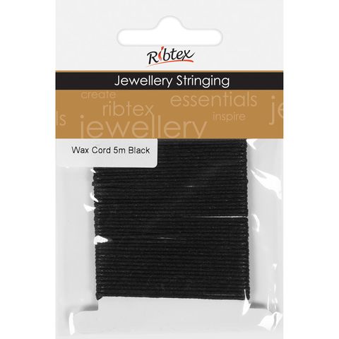 WAX CORD 5M BLACK