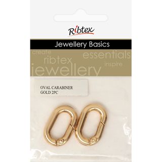 OVAL CARABINER 2PC