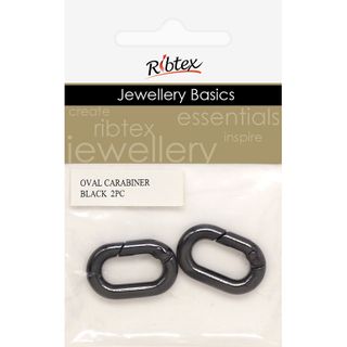 OVAL CARABINER 2PC