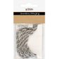 JF LARGE ROPE CHAIN DARK SILVER 60CM