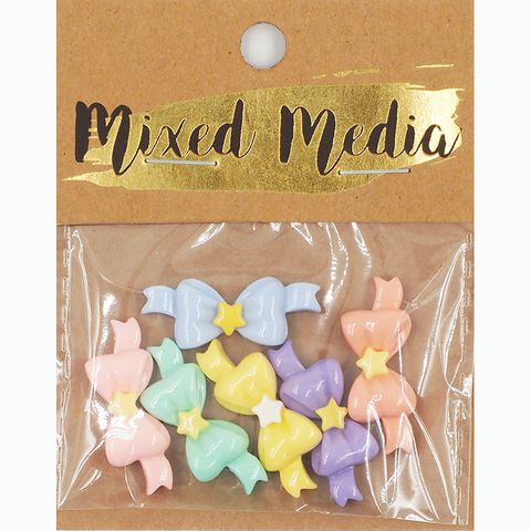 BOW W STAR FB EMB 6PC