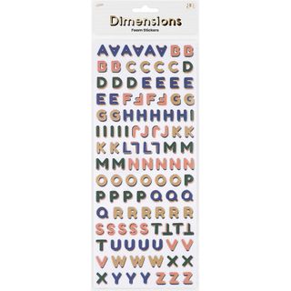 DIMENSIONS DECO MOON FOAM MINI ALPHABET