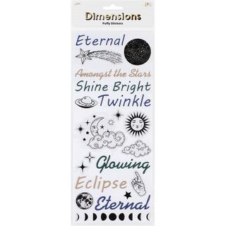 DIMENSIONS DECO MOON PUFFY PHRASE