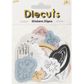DECO MOON DIE CUT STICKER PACK 20PCS