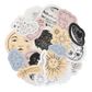 DECO MOON DIE CUT STICKER PACK 20PCS