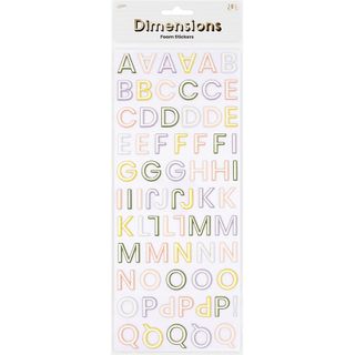 DIMENSIONS GREEN GARDN FOAM BLCK ALPHBT